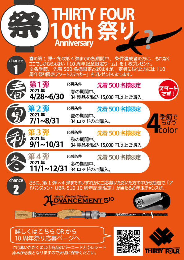 10周年記念キャンペーン